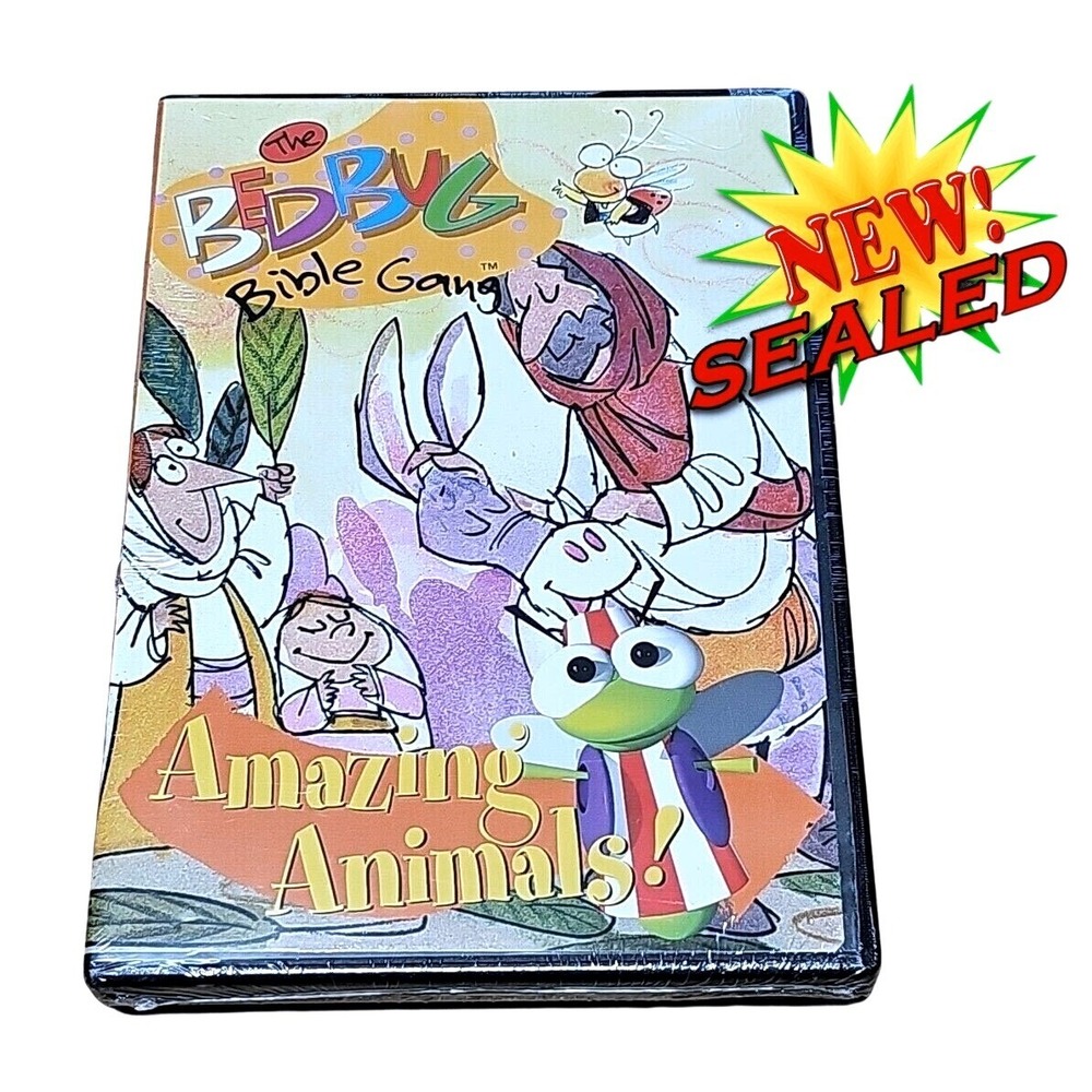 Bedbug Bible Gang Amazing Animals Kids Christian DVD Movie Excellent NWT